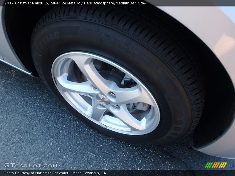 Silver Ice Metallic / Dark Atmosphere/Medium Ash Gray 2017 Chevrolet Malibu LS