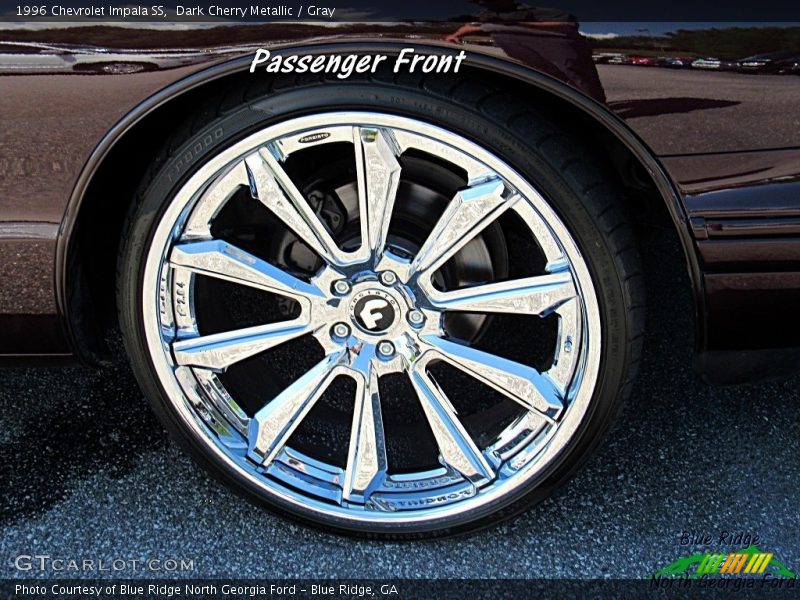 Dark Cherry Metallic / Gray 1996 Chevrolet Impala SS