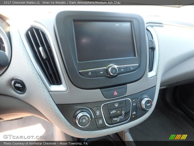 Silver Ice Metallic / Dark Atmosphere/Medium Ash Gray 2017 Chevrolet Malibu LS