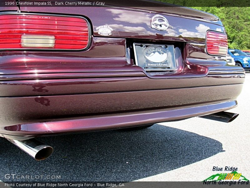 Dark Cherry Metallic / Gray 1996 Chevrolet Impala SS