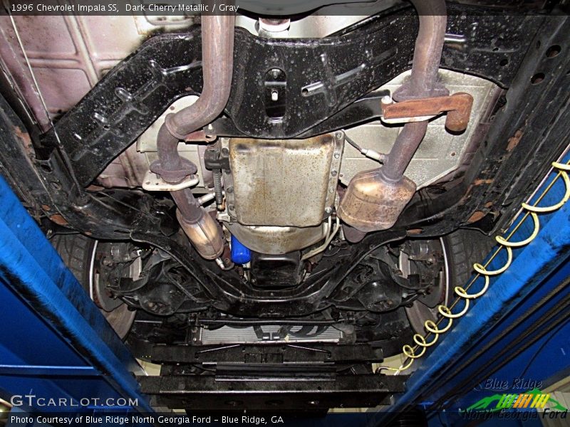 Dark Cherry Metallic / Gray 1996 Chevrolet Impala SS