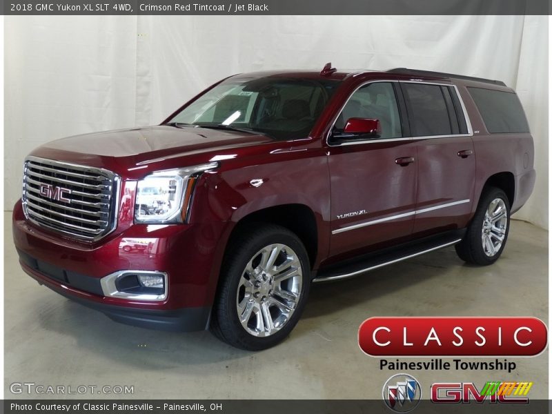 Crimson Red Tintcoat / Jet Black 2018 GMC Yukon XL SLT 4WD