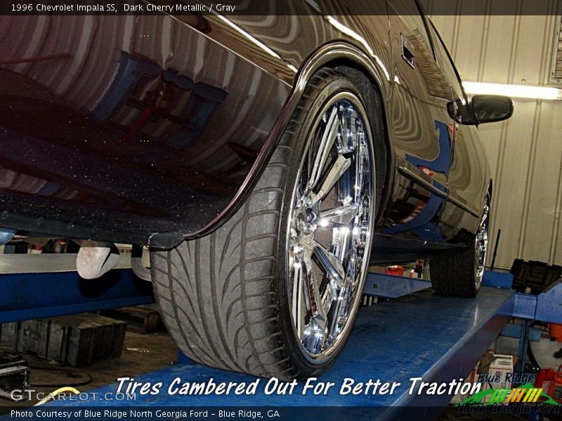 Dark Cherry Metallic / Gray 1996 Chevrolet Impala SS