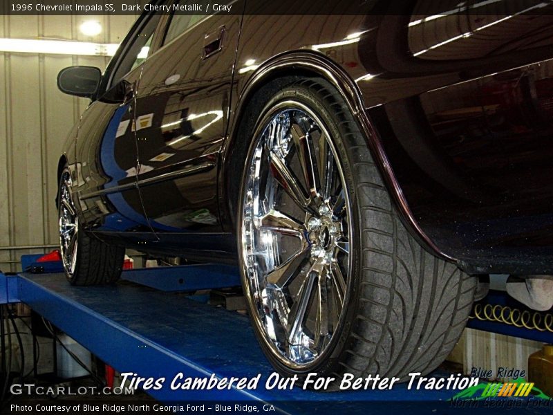 Dark Cherry Metallic / Gray 1996 Chevrolet Impala SS