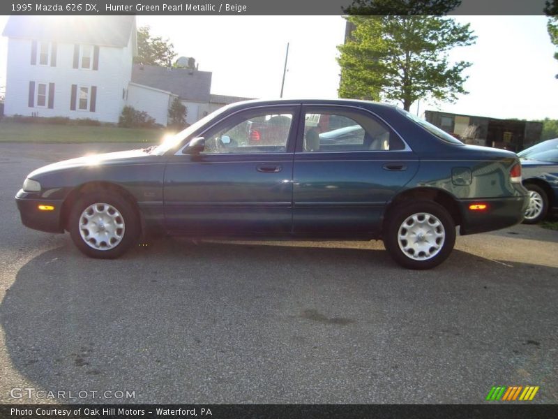 Hunter Green Pearl Metallic / Beige 1995 Mazda 626 DX