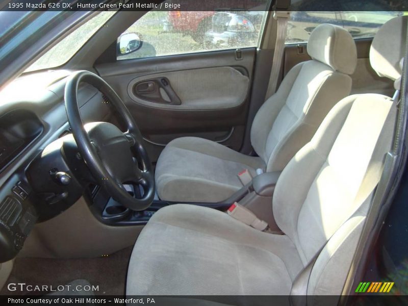 Hunter Green Pearl Metallic / Beige 1995 Mazda 626 DX