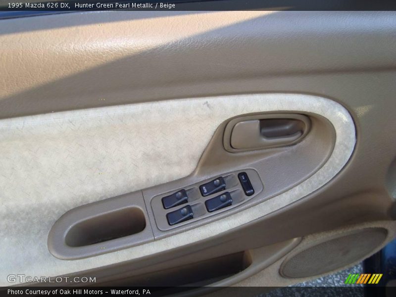 Hunter Green Pearl Metallic / Beige 1995 Mazda 626 DX