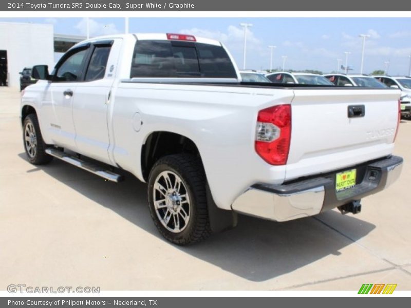 Super White / Graphite 2014 Toyota Tundra SR5 Double Cab