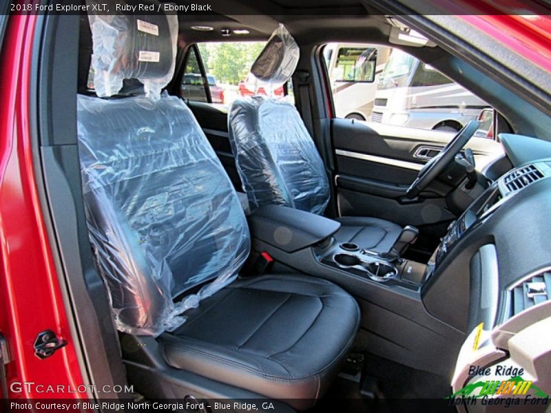 Ruby Red / Ebony Black 2018 Ford Explorer XLT