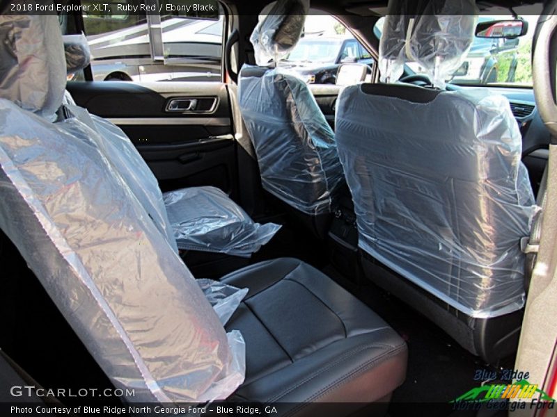 Ruby Red / Ebony Black 2018 Ford Explorer XLT