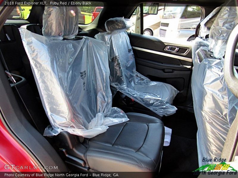 Ruby Red / Ebony Black 2018 Ford Explorer XLT
