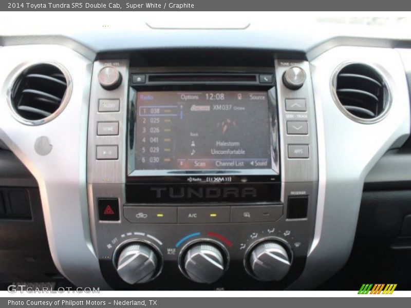 Super White / Graphite 2014 Toyota Tundra SR5 Double Cab