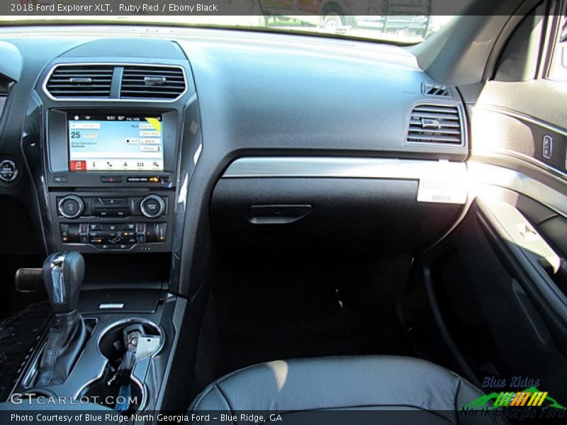 Ruby Red / Ebony Black 2018 Ford Explorer XLT