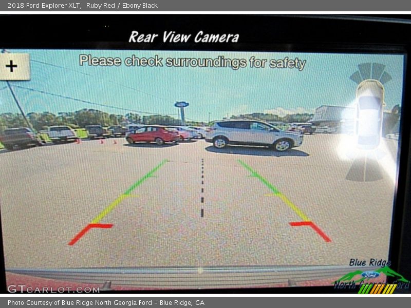 Ruby Red / Ebony Black 2018 Ford Explorer XLT