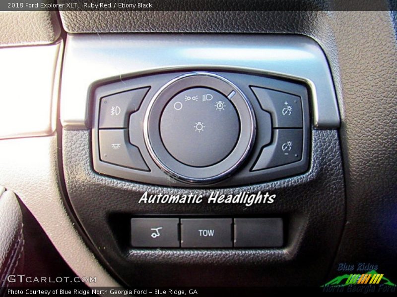 Ruby Red / Ebony Black 2018 Ford Explorer XLT
