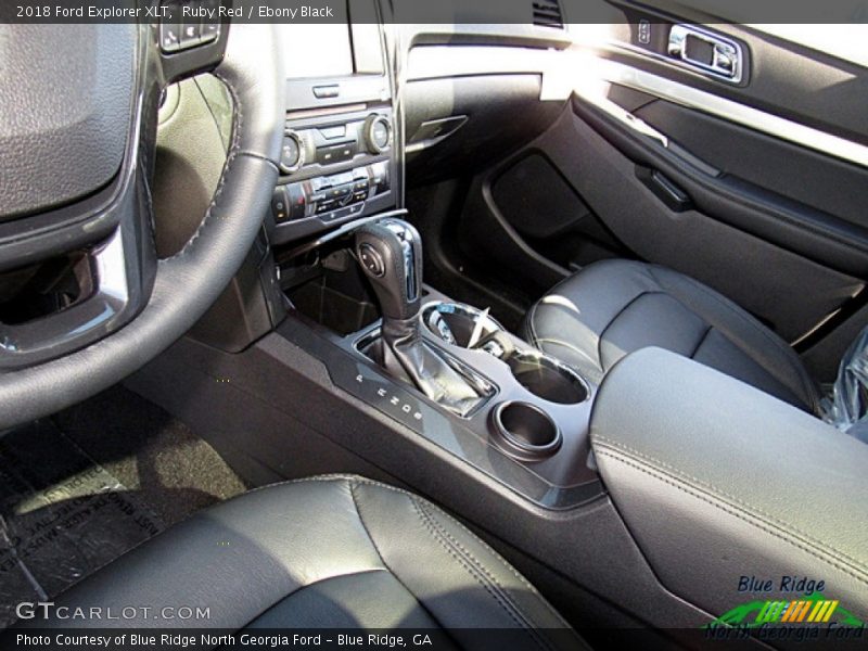 Ruby Red / Ebony Black 2018 Ford Explorer XLT