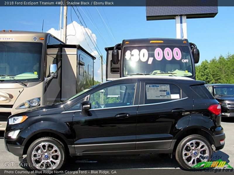 Shadow Black / Ebony Black 2018 Ford EcoSport Titanium 4WD