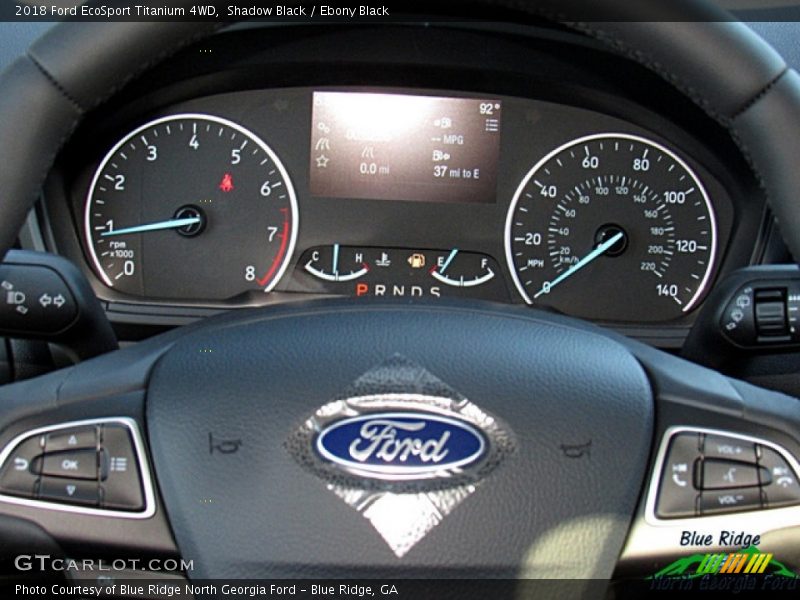 Shadow Black / Ebony Black 2018 Ford EcoSport Titanium 4WD