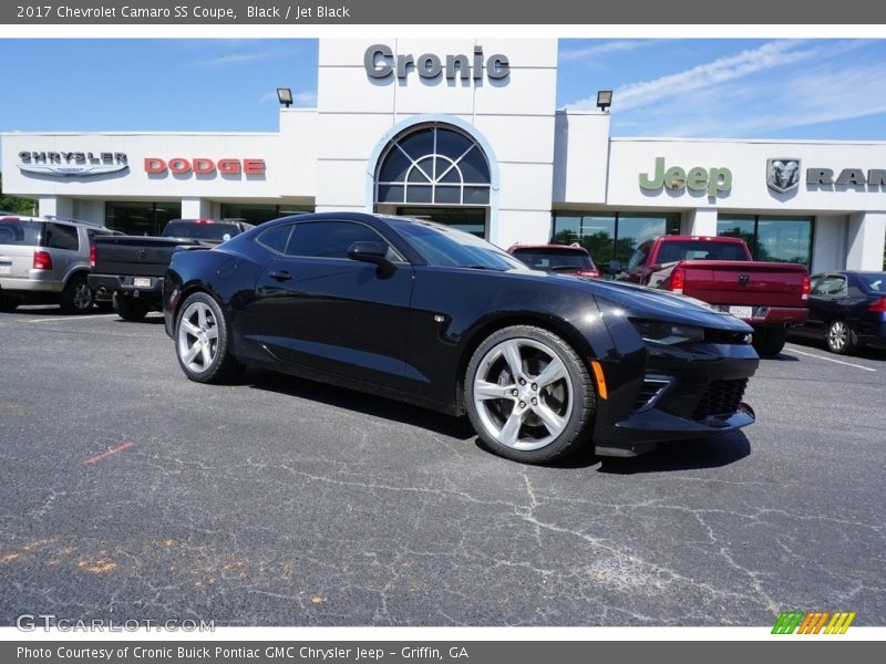 Black / Jet Black 2017 Chevrolet Camaro SS Coupe