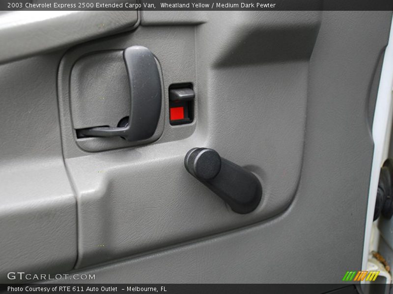Wheatland Yellow / Medium Dark Pewter 2003 Chevrolet Express 2500 Extended Cargo Van