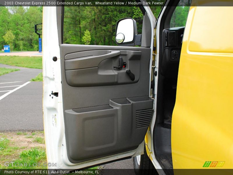 Wheatland Yellow / Medium Dark Pewter 2003 Chevrolet Express 2500 Extended Cargo Van