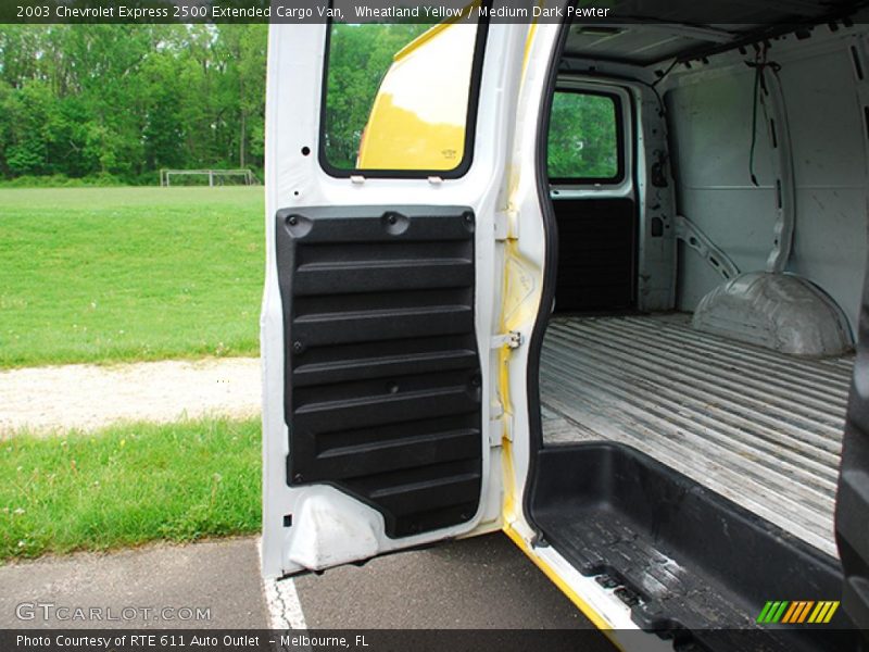 Wheatland Yellow / Medium Dark Pewter 2003 Chevrolet Express 2500 Extended Cargo Van