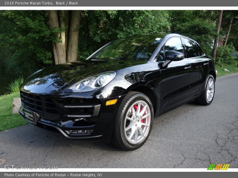 Black / Black 2016 Porsche Macan Turbo