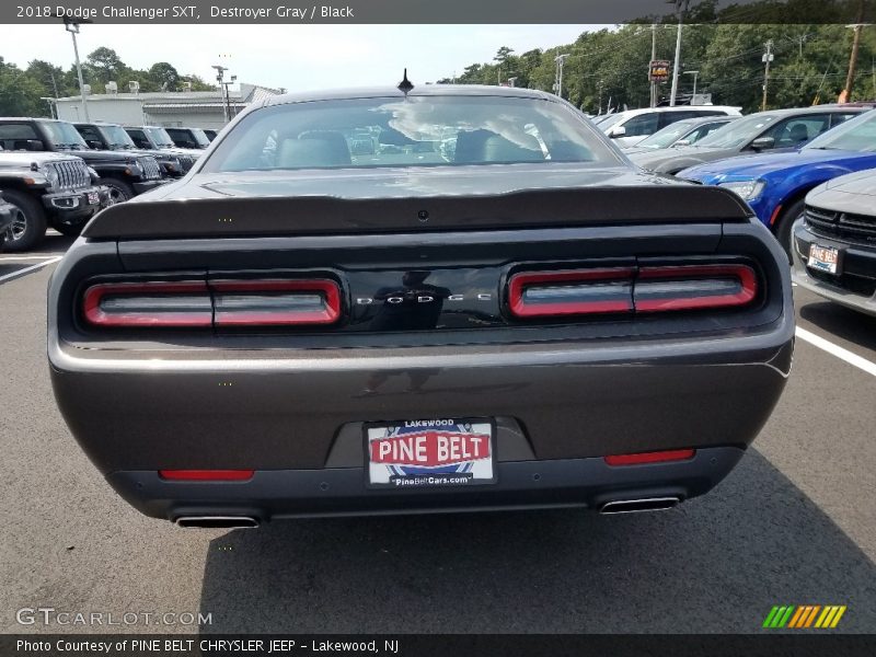 Destroyer Gray / Black 2018 Dodge Challenger SXT