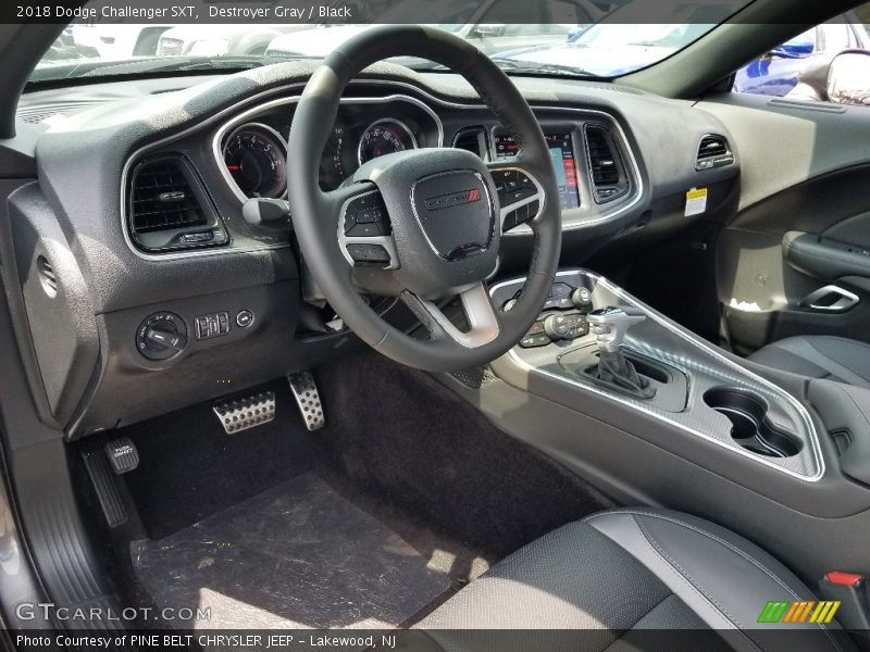 Destroyer Gray / Black 2018 Dodge Challenger SXT