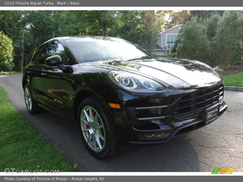 Black / Black 2016 Porsche Macan Turbo