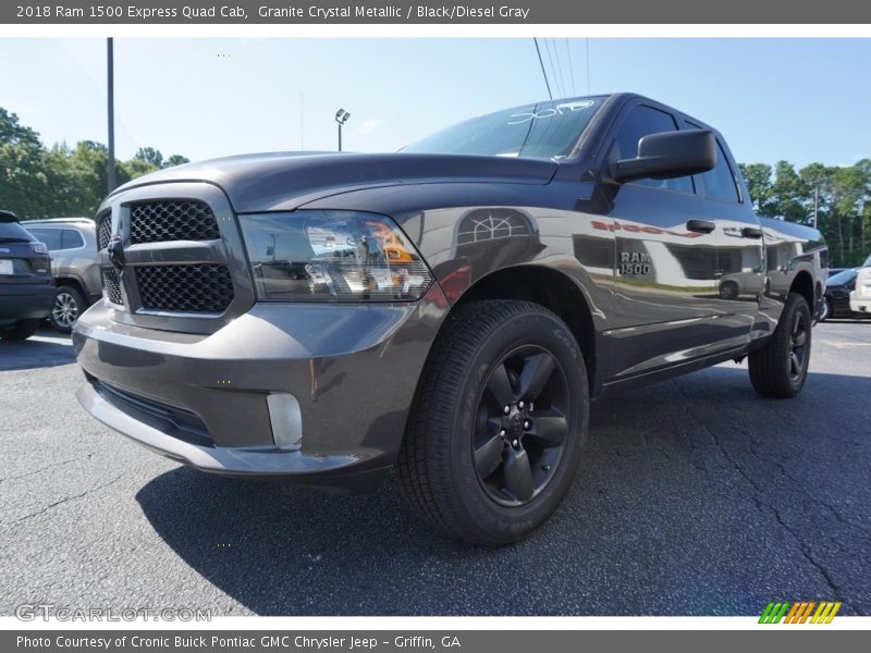 Granite Crystal Metallic / Black/Diesel Gray 2018 Ram 1500 Express Quad Cab