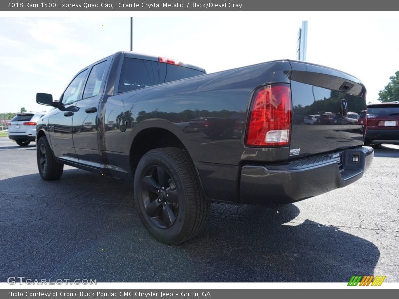 Granite Crystal Metallic / Black/Diesel Gray 2018 Ram 1500 Express Quad Cab