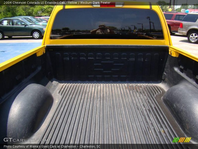 Yellow / Medium Dark Pewter 2004 Chevrolet Colorado LS Extended Cab
