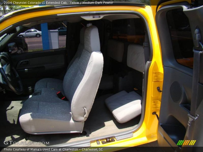 Yellow / Medium Dark Pewter 2004 Chevrolet Colorado LS Extended Cab