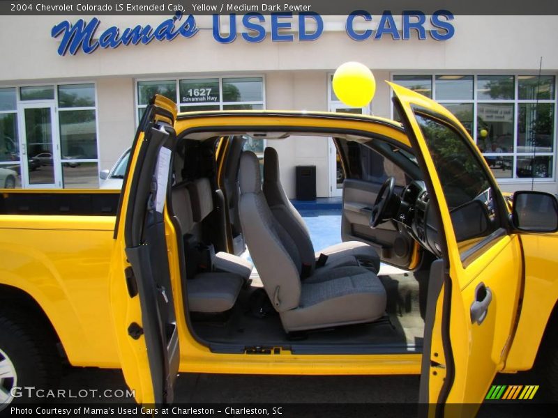 Yellow / Medium Dark Pewter 2004 Chevrolet Colorado LS Extended Cab