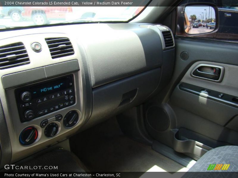 Yellow / Medium Dark Pewter 2004 Chevrolet Colorado LS Extended Cab