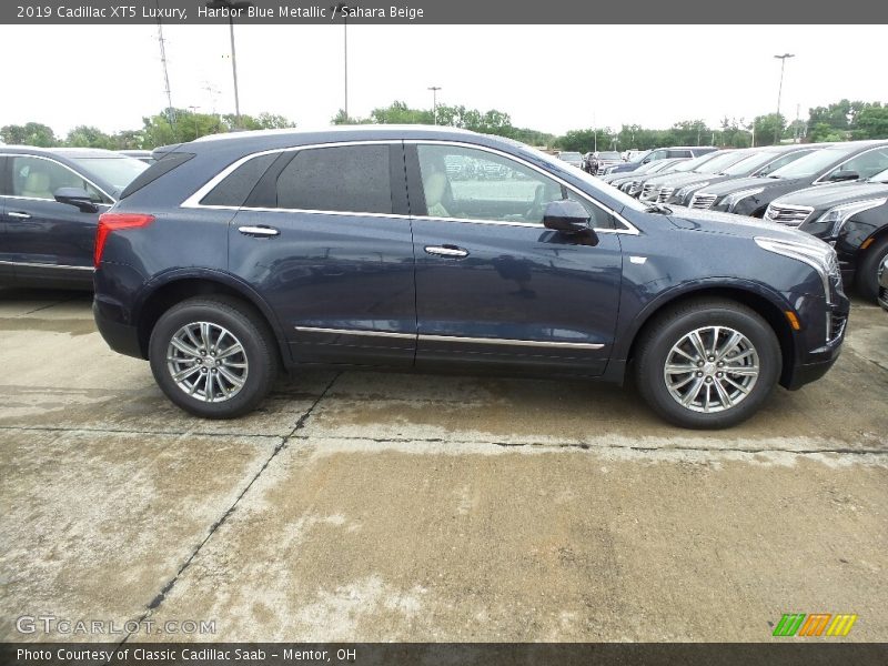 Harbor Blue Metallic / Sahara Beige 2019 Cadillac XT5 Luxury