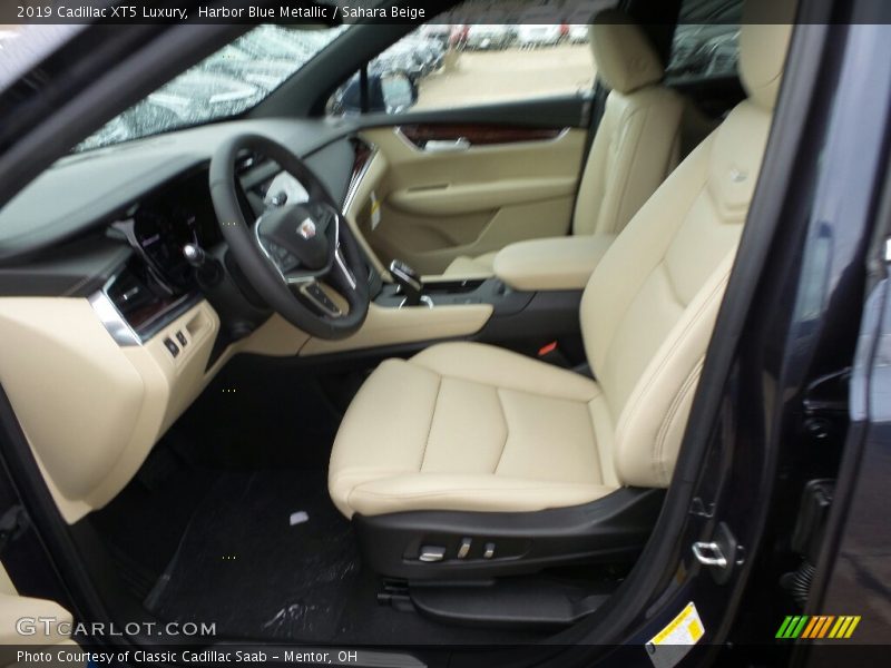 Harbor Blue Metallic / Sahara Beige 2019 Cadillac XT5 Luxury