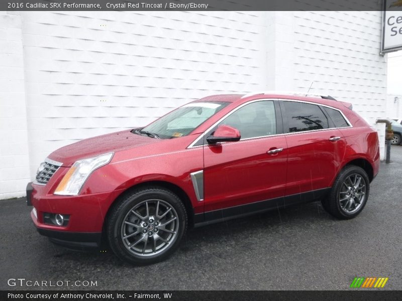 Crystal Red Tincoat / Ebony/Ebony 2016 Cadillac SRX Performance