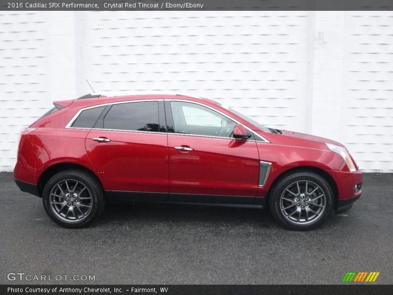 Crystal Red Tincoat / Ebony/Ebony 2016 Cadillac SRX Performance