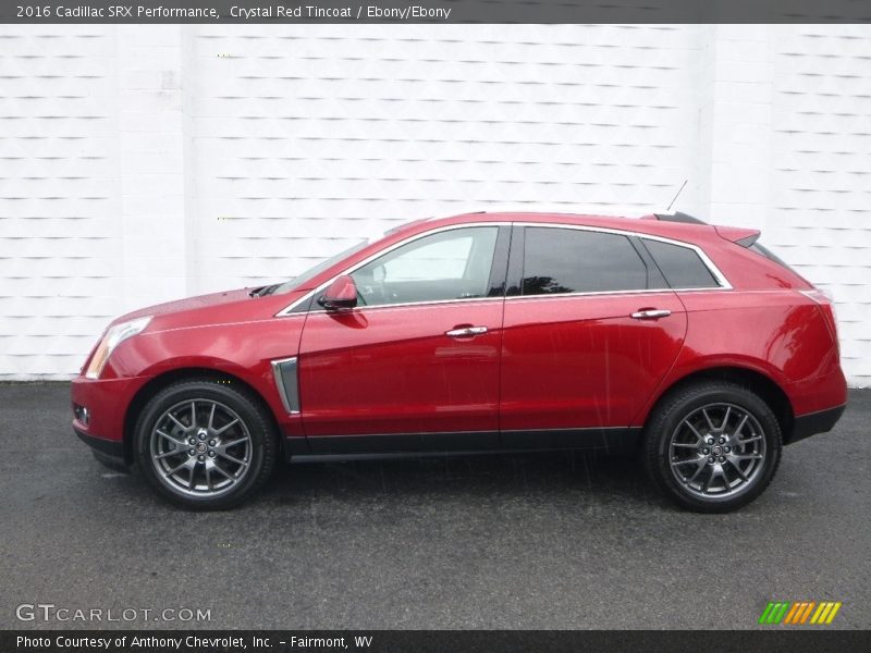 Crystal Red Tincoat / Ebony/Ebony 2016 Cadillac SRX Performance