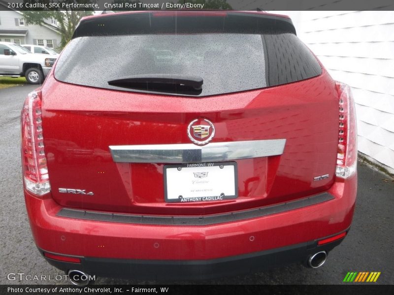 Crystal Red Tincoat / Ebony/Ebony 2016 Cadillac SRX Performance