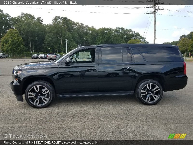 Black / Jet Black 2019 Chevrolet Suburban LT 4WD