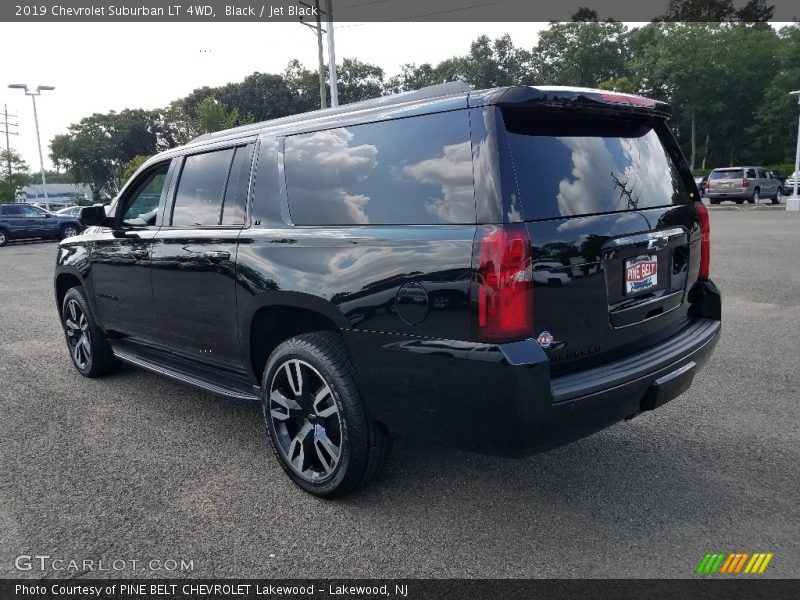 Black / Jet Black 2019 Chevrolet Suburban LT 4WD