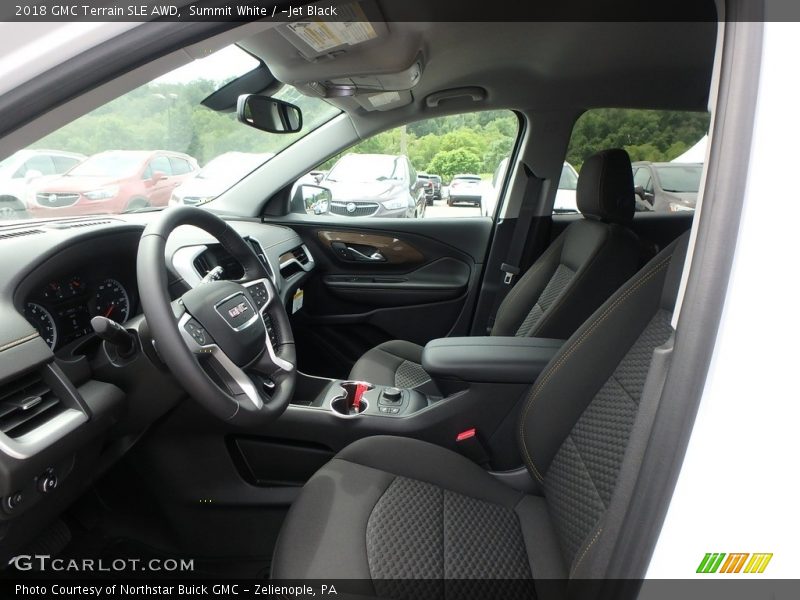 Summit White / ­Jet Black 2018 GMC Terrain SLE AWD