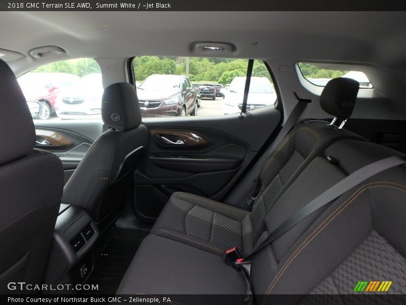 Summit White / ­Jet Black 2018 GMC Terrain SLE AWD
