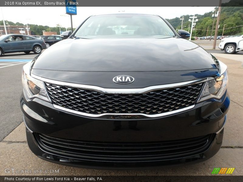 Ebony Black / Black 2018 Kia Optima EX