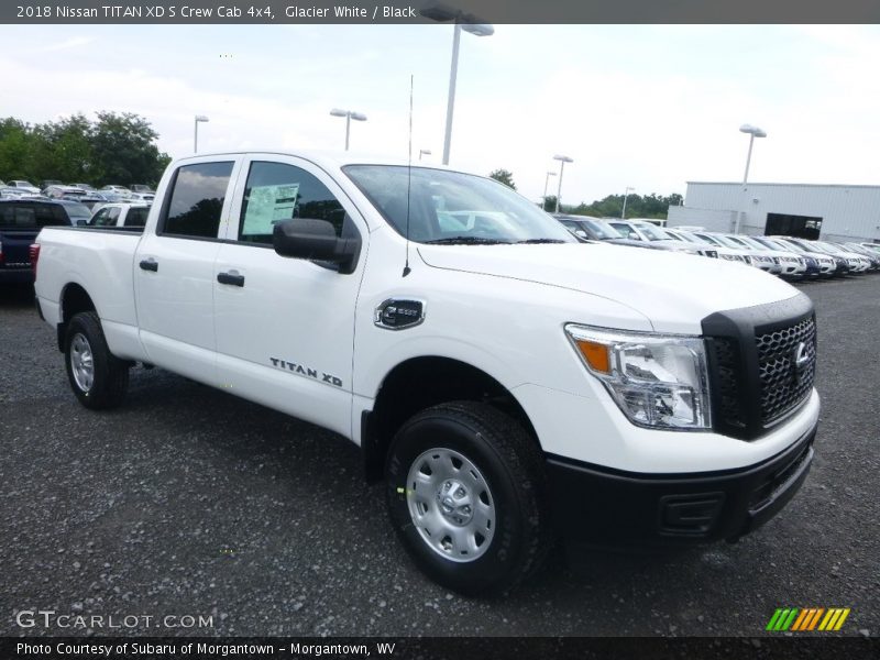 Glacier White / Black 2018 Nissan TITAN XD S Crew Cab 4x4