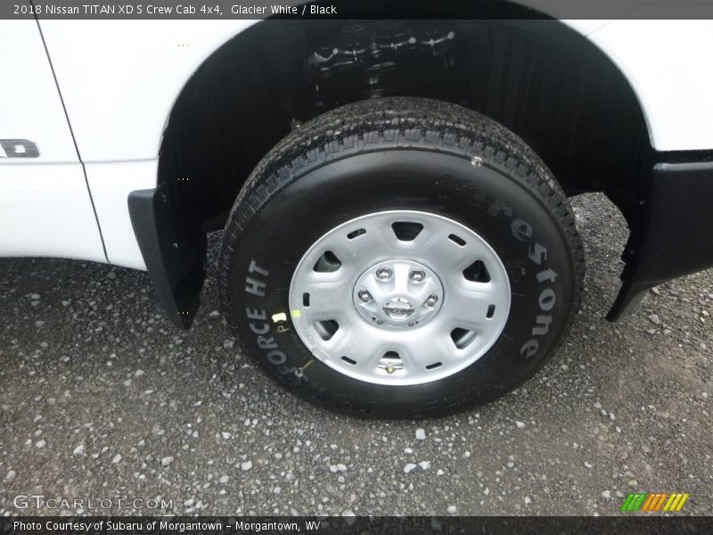 Glacier White / Black 2018 Nissan TITAN XD S Crew Cab 4x4
