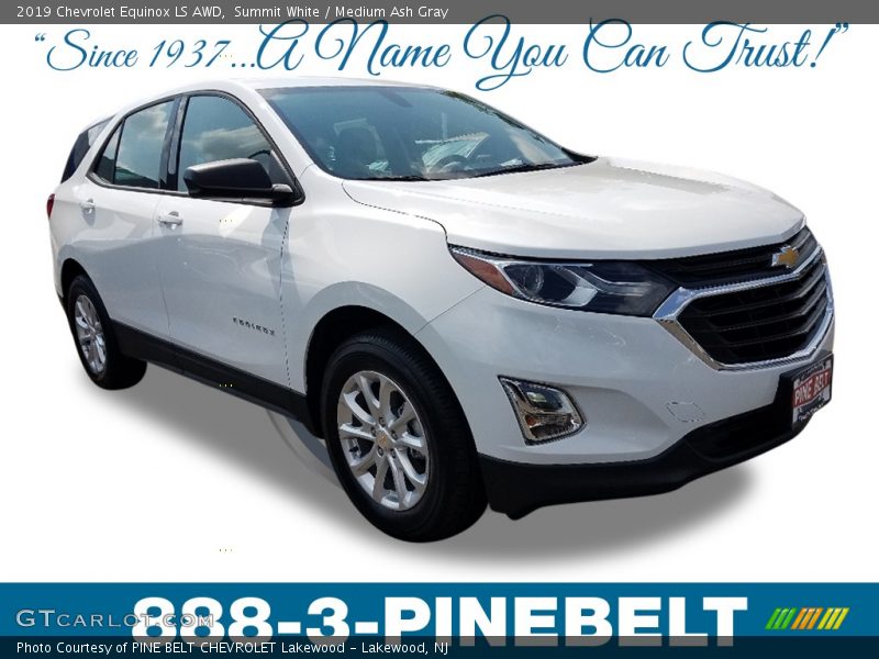 Summit White / Medium Ash Gray 2019 Chevrolet Equinox LS AWD